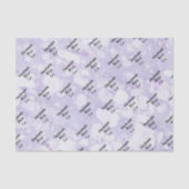 Soft Purple Marble Drip Tissuepapier (Voorkant)