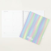 Soft Rainbow Holographic | Gepersonaliseerd Planner (Display)
