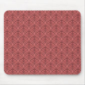 Soft Red Metro Retro Mousepad Muismat (Voorkant)