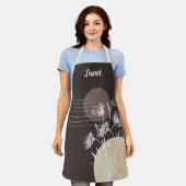 Soft Romantic Chocolate Minimalist Floral Schort (Gedragen)