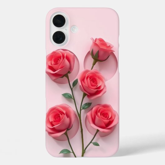 Soft Rose Bouquet coque iphone d'art (Verso)