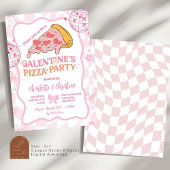 Soft rose rétro Invitation de la fête des filles d