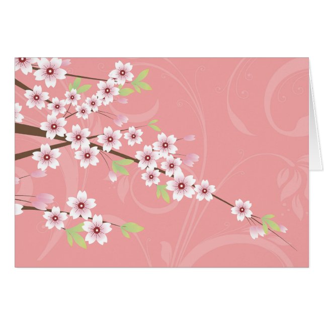 Soft roze Cherry Blossom (Voorkant Horizontaal)