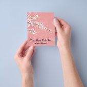 Soft roze Cherry Blossom Flyer (Hand)