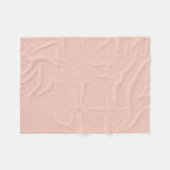 Soft roze confetti fleece deken (Voorkant (Horizontaal))