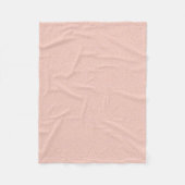 Soft roze confetti fleece deken (Voorkant)