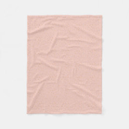 Soft roze confetti fleece deken