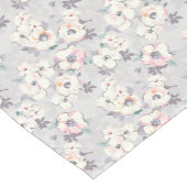 Soft roze Waterverf Patroon Korte Tafelloper (Hoek)