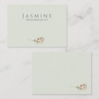 Soft Sage Botanical Wedding Place Cards Plaatskaartje