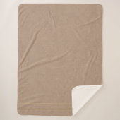 Soft Sand Threads Sherpa Deken (Voorkant)