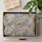 Soft Scrollwork Garden Floral Pattern Tissuepapier (Geschenk)