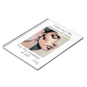 Soft Serenity in Pixel Harmony Notitieboek (Linkerzijde)