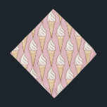 Soft Sert Ice Cream Pet Bandana<br><div class="desc">Ajoutez un peu de torsion douce à vos amis furry bandana.</div>