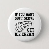 Soft Serve Ice Cream Ronde Button 5,7 Cm (Voorkant)