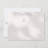 Soft Shadow  Note Card Kaart (Voorkant)