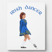 Soft Shoe Irish Dancer in Blue Fotoplaat (Voorkant)