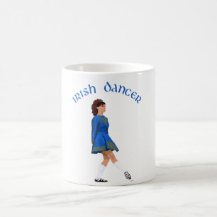 Soft Shoe Irish Dancer in Blue Koffiemok