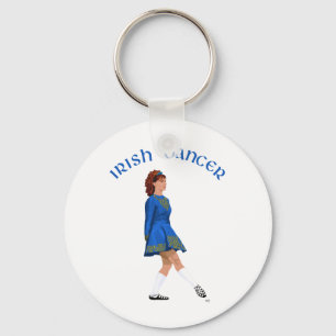 Soft Shoe Irish Dancer in Blue Sleutelhanger