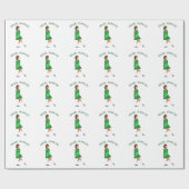 Soft Shoe Irish Dancer in Green Cadeaupapier (Vlak)