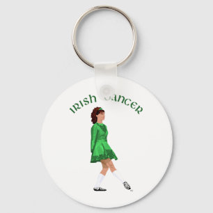 Soft Shoe Irish Dancer in Green Sleutelhanger
