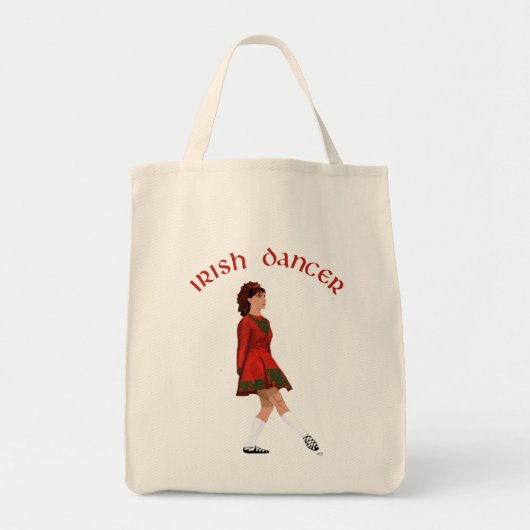 Soft Shoe Irish Dancer in Red Tote Bag (Voorkant)