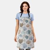 Soft Spring Botanical All-Over Print Apron Schort (Gedragen)