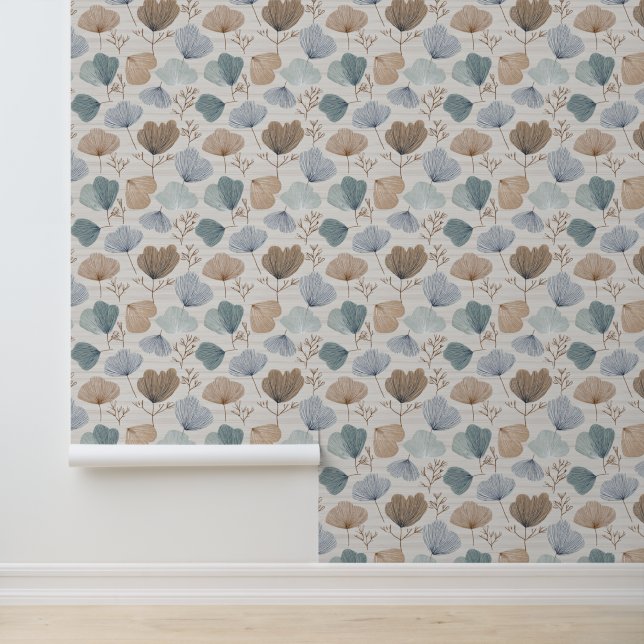 Soft Spring Botanical Pattern Behang (Applicatie)
