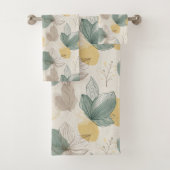 Soft Spring Botanical Towel Bad Handdoek (Insitu)