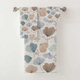 Soft Spring Botanical Towel Bad Handdoek