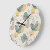 Soft Spring Botanical Wall Clock Grote Klok (Hoek)