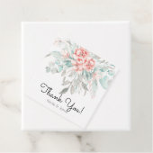 Soft Spring Summer Floral Greenery Elegant Wedding Bedankjes Labels (In situ)