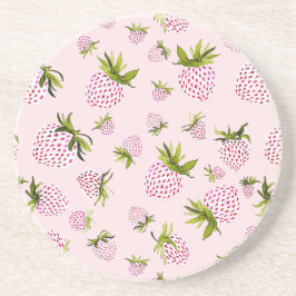 Soft Strawberries - Berry Sweet sandstone Zandsteen Onderzetter