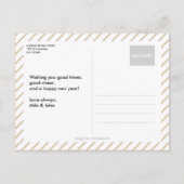 Soft Stripes Carte postale photo de vacances (Dos)