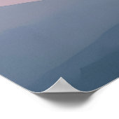 Soft Sunrise Mountain Wall Art Poster (Hoek)