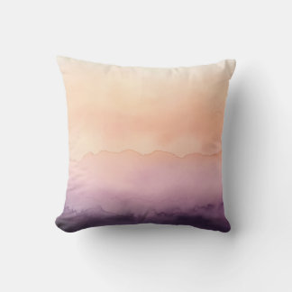 Soft Sunset Waterverf Pillow Kussen