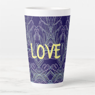 Soft Swirls Love (Purple) Latte Mok