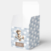 Soft teddybeer piloot baby shower traktatie box id bedankdoosjes (Geopend)