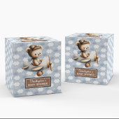 Soft teddybeer piloot baby shower traktatie box id bedankdoosjes