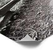 Soft Tint Rustic Path door de Bossen Poster (Hoek)