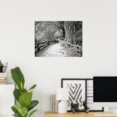 Soft Tint Rustic Path door de Bossen Poster (Thuiskantoor)