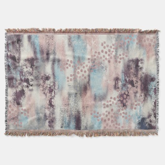 Soft touch Painterly Fringe Blanket Deken (Voorkant)