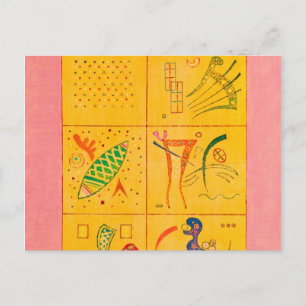 Soft Trifiles, 1937, van Wassily Kandinsky Briefkaart