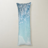 Soft Turquoise Ocean Dream Waves #2 #water #decor  Lichaamskussen (Achterkant (Verticaal))