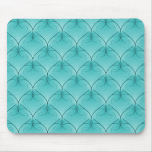 Soft Turquoise Unparallelleed Elegance Mousepad Muismat