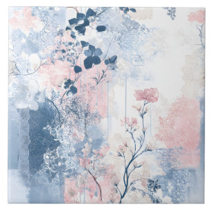 Soft  Vibes Floral Tegeltje