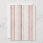 Soft Watercolor Stripes Invitation (Devant)
