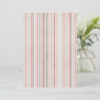 Soft Watercolor Stripes Invitation