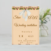 Soft Watercolor Wedding Invitation (Debout devant)
