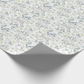 Soft Waterverf Botanical Greenery Eucalyptus Cadeaupapier (Hoek)