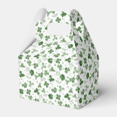 Soft Waterverf Shamrock Pattern Bedankdoosjes (Achterkant)